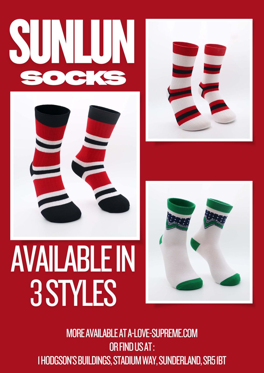 ALS_Fanzine's tweet image. 🎁 WIN A FREE PAIR OF SOCKS 🎁

🧦 Socks might just be the most universally accepted gift for Xmas. You can't go wrong with an extra pair!

💬🔄 Repost and comment with your favourite #SAFC player from this season!