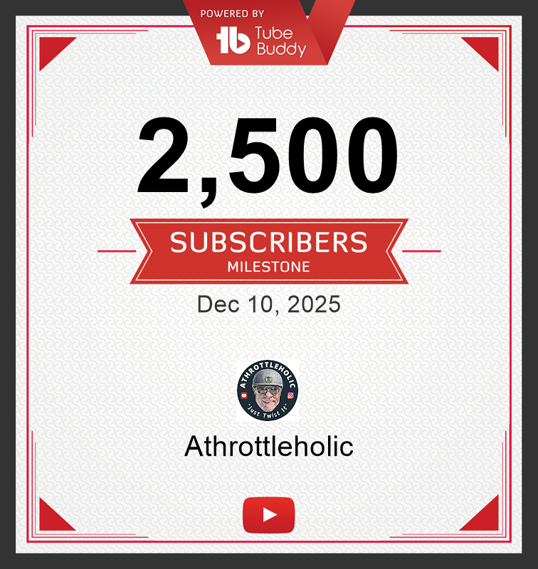 athrottleholic's tweet photo. Apparently 2,500 people have decided that watching me ride around on a motorcycle on YouTube is a reasonable use of their time. I’m just as surprised as you are! Huge thank you to everyone who watches, comments, comes along for the adventure! https://t.co/oAPdtywyyg
