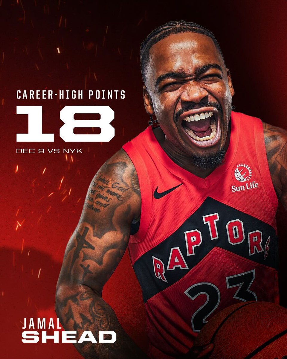 Career night yesterday for Jamal Shead. 18 piece. 🔥