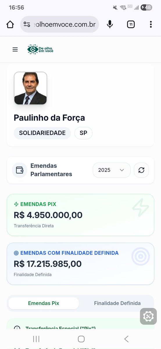 GracieliGrecco's tweet image. @xicosa olha a gravidade.  Houve um aumento de mais de 13 milhoes em emendas pix 
Deolhoemvoce.com.br