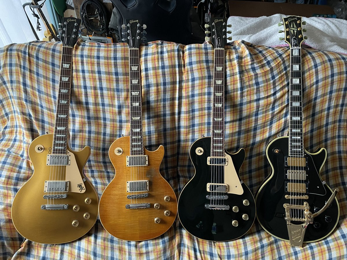 うちにあるLes Paulは全部ピックアップが違うので持ち替えとかがすごく