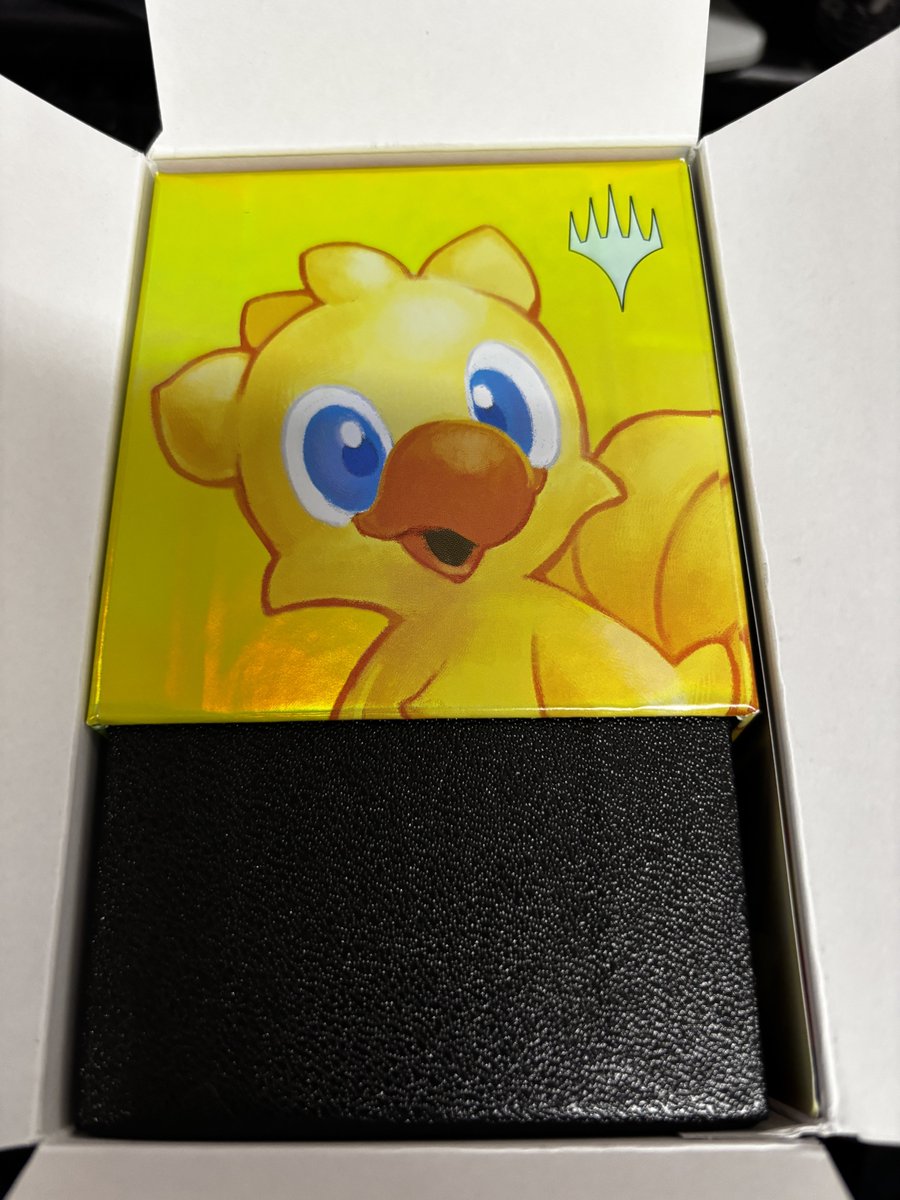 チョコボバンドル開けた 可愛すぎる！