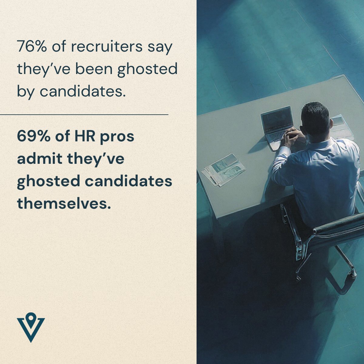vocatorofficial's tweet image. Ghosting has become the norm (on both sides).

76% of recruiters say candidates ghost them.
69% of HR pros admit to ghosting candidates.

Silence kills trust. A “fast no” is better than no answer at all. #AIHiring #RecruitmentAI