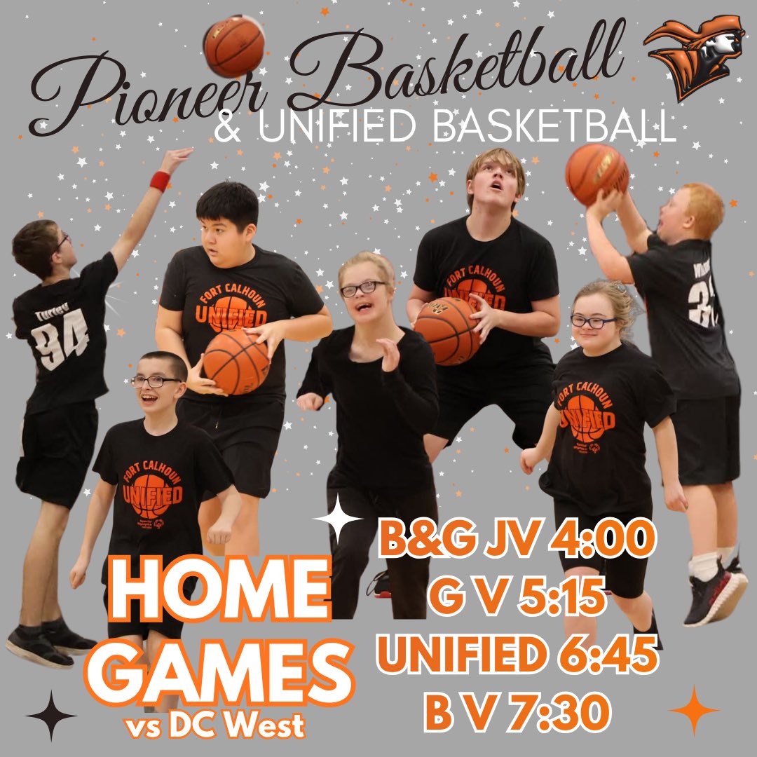 GbbFort's tweet image. Reminder: There is a Unified Basketball game at the conclusion of the Girls Varsity game tomorrow. 
Boys and Girls JV will start at 4:00pm and Girls Varsity will start at 5:15pm. 
@ftcactivities