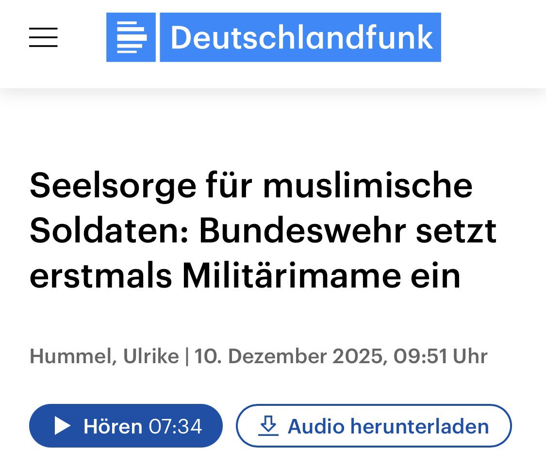 „Militärseelsorge ist ein hochsensibler Bereich. Sie lebt von Vertrauen, theologischer Kompetenz und Anerkennung innerhalb der muslimischen Gemeinschaft. Deshalb ist es wichtig, dass muslimische Religionsgemeinschaften bei der Auswahl der Seelsorger einbezogen werden. ++