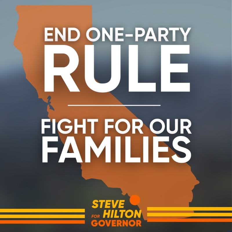 SteveHiltonx's tweet photo. 15 years of one-party rule means working people get screwed while the rich get richer. Steve Hilton has the business and reform experience to go to Sacramento, take on the system, and fix the high costs of housing and energy. Are you with us?