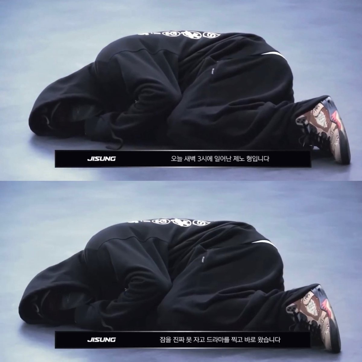 จีซองคอยรายงานตอนน่อหลับตลอดเลยจิงๆ ถ้าจำไม่ผิด ครั้งที่แล้วน่าจะตอนบีทบ้อก ที่น่อทำงานแบบไม่ได้นอนมา 24 ชม. เต็มๆ รอบนี้ก็คือโหมถ่ายซีรีส์จนแทบไม่ได้นอน แต่ยังดีนะเปนเด่กหลับง่ายอะ นอนตรงไหนก็หลับได้ 🥹