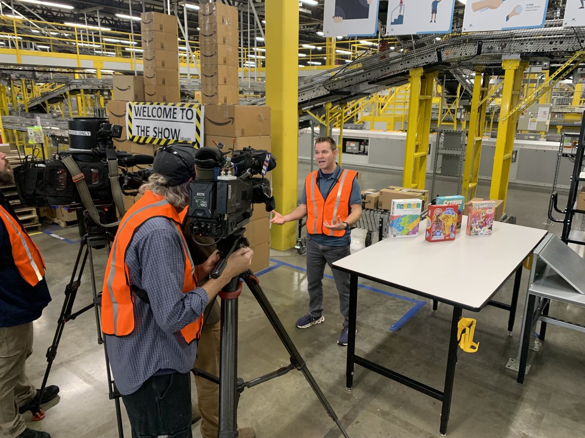 GotGeniusGames's tweet image. We Made the News! 🎉
We’re proud to share that Genius Games was recently featured on FOX 2: Amazon’s St. Peters site gears up for holiday season — and our founder, John Coveyou, shared a bit about what this partnership means for small, independent game-makers like us.