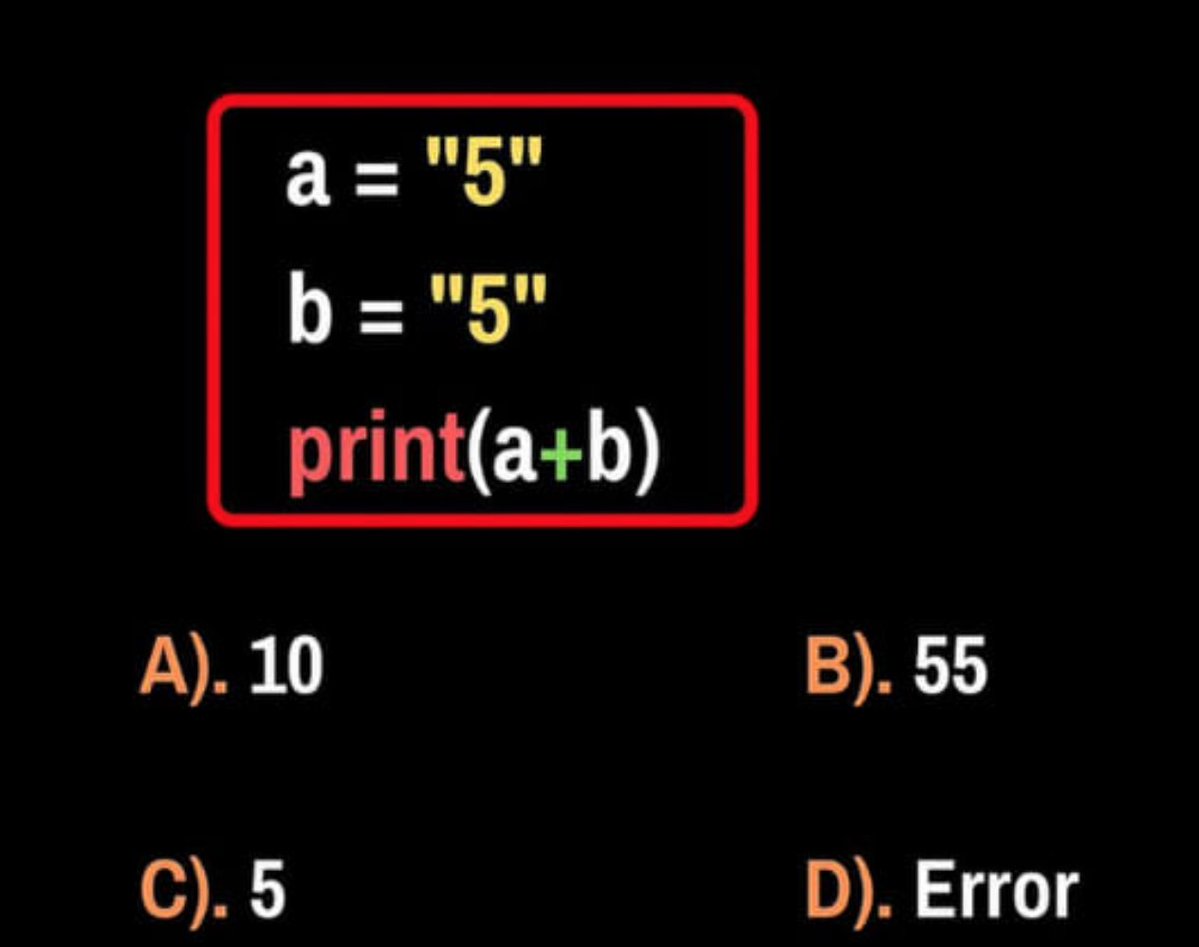 PythonPr's tweet image. Python Question / Quiz; What is the output of the following Python code, and why? Comment your answers below!