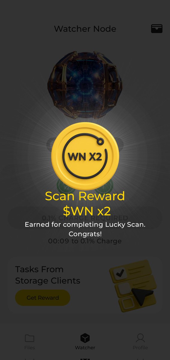 🚀 Big win on DeNet! My Watcher Node has just detected a file ready for extra copies in the DeNet Storage network, earning me some token rewards!

📱💰 Join with my link and start earning: links.denet.app/mobile?referre…

Enter my code: 0x3c2f77b35cf24040cd8bfd405a9e9a3833e7a119