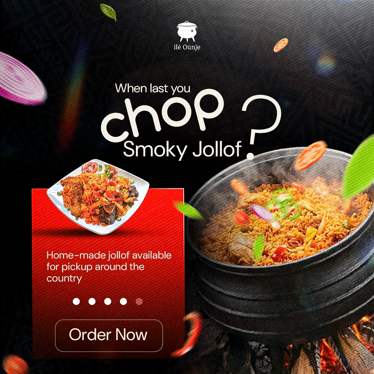 onyeropaul_'s tweet photo. One of the frequently used design concept on this part of the globe when it comes to food ads/social media design is the "Jollof ad".
I don't know why, but Jollof designs just tend to hit hard on the cheek (lol).
#LifeOfACreative https://t.co/hzdBuudtNf