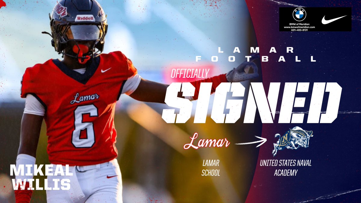 LamarSchool_fb's tweet image. Congratulations to @Keal1k on signing with @NavyFB

#WeAreLamar
