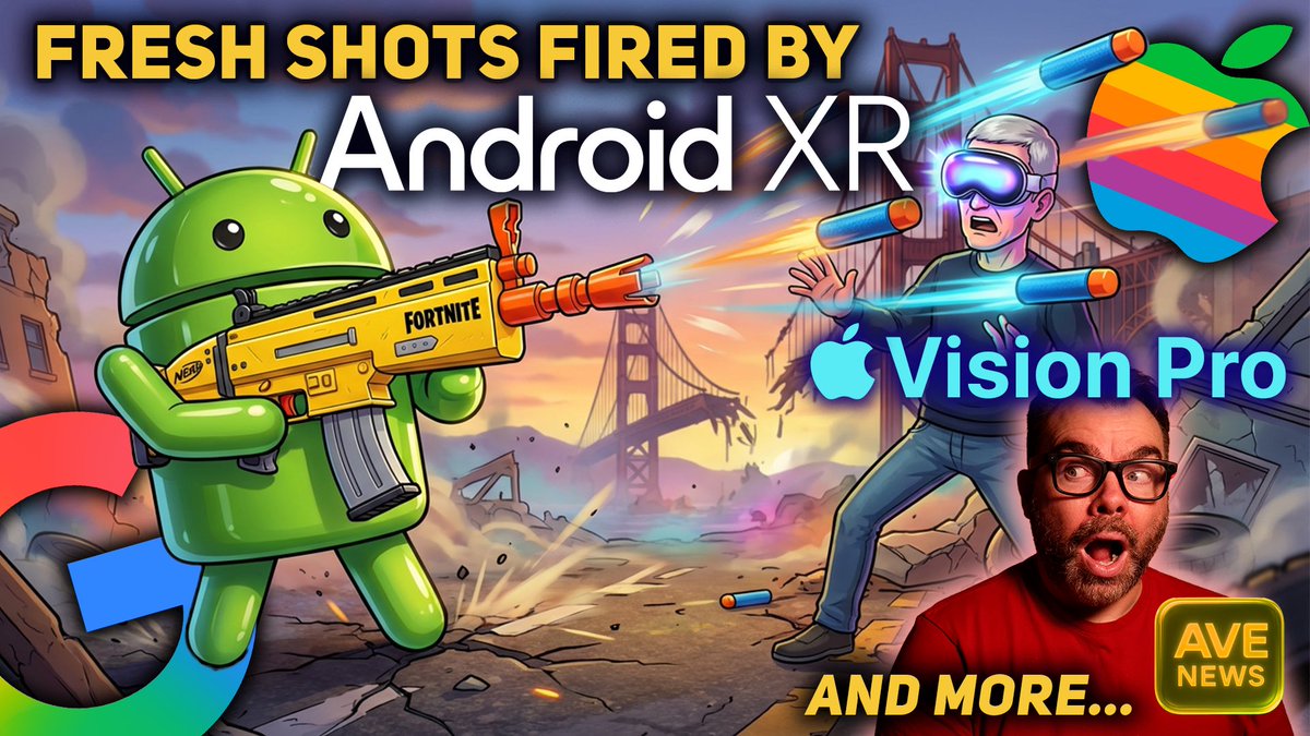 New AVE News video releases today at 6.30pm UK time

youtu.be/1ydBcTz9oB4?si…

#android #google #apple #visionpro #samsung