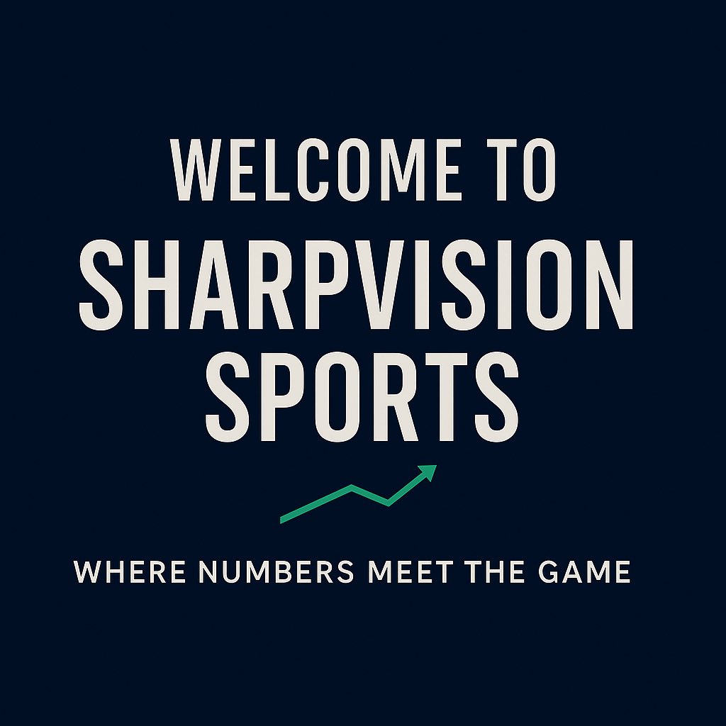 SVSportsVision's tweet photo. Welcome to SharpVision Sports ⚡️📊
Smarter sports insights powered by real data.
Matchups • Trends • Tempo • Analytics • Impact Metrics

Where Numbers Meet the Game.

Follow for daily data-driven breakdowns across all sports. https://t.co/AmhzbMrSX3