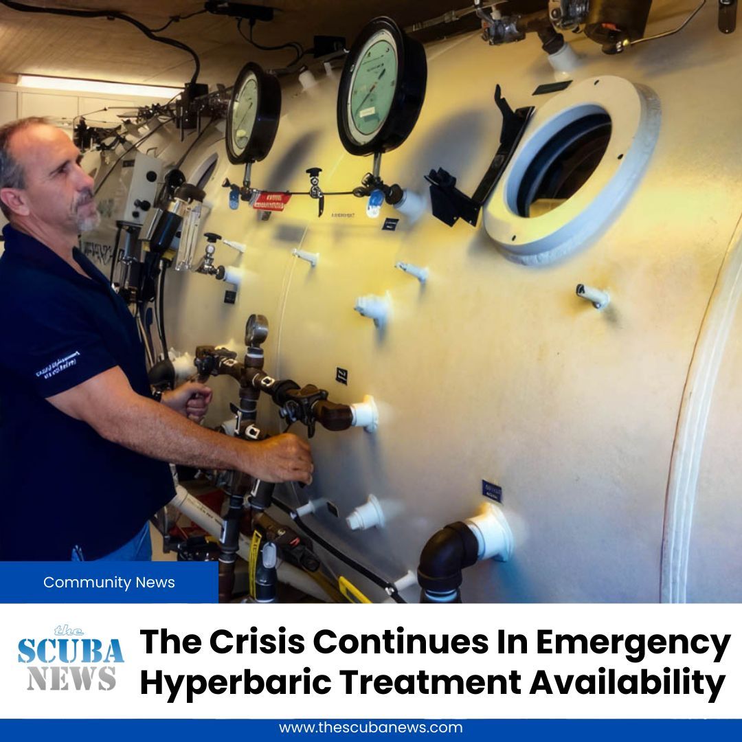 Divers - emergency hyperbaric chambers are vanishing.
DCS doesn’t wait for business hours.
Check your nearest chamber before you dive

🤿 👉  buff.ly/QrHM2we