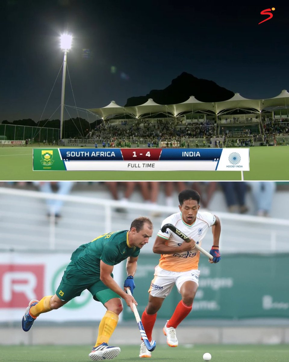 SuperSportTV's tweet photo. South Africa put up a tough fight, but India win the 3rd Test at Hartleyvale Stadium 🇿🇦🇮🇳

#SAvIND | #SSHockey https://t.co/0llfHCQHm6