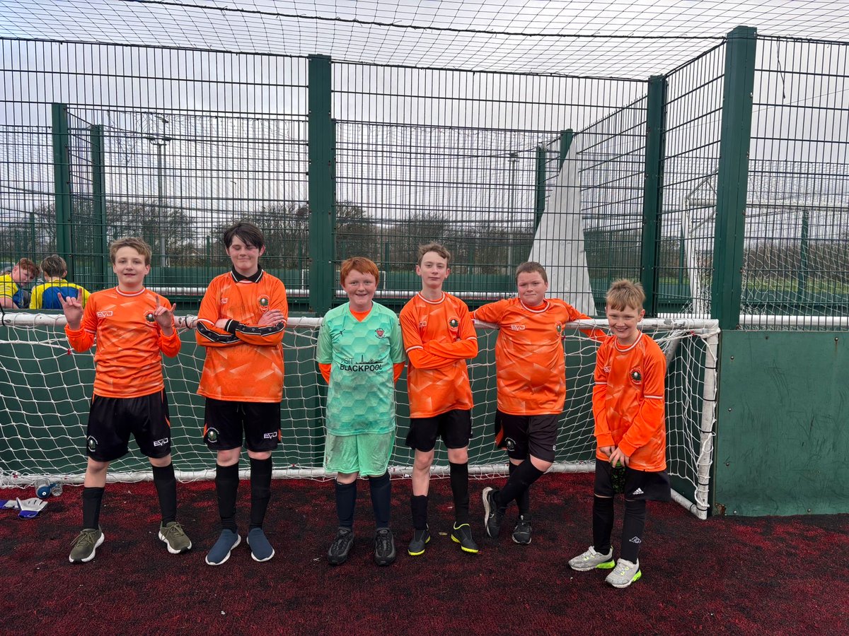 PCABlackpool's tweet photo. Our Key Stage 3 football team did us proud today at the opening round of school fixtures at Poolfoot. Their resilience and determination shone through in every game. Well done, everyone! ⚽️👏 #PCABeactive @SchoolGamesBPL @PCAsecondary https://t.co/xP0yeJS2qx