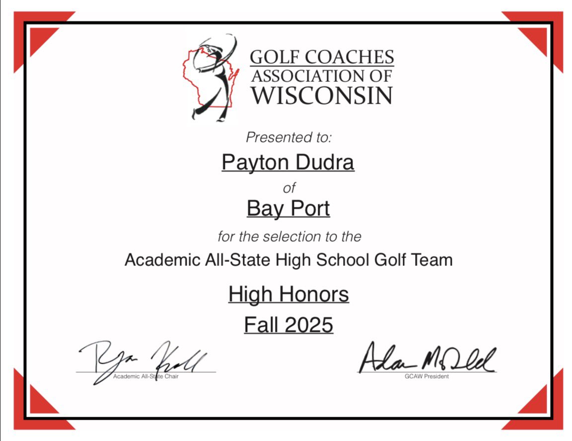 Bay Port Girls Golf tweet media