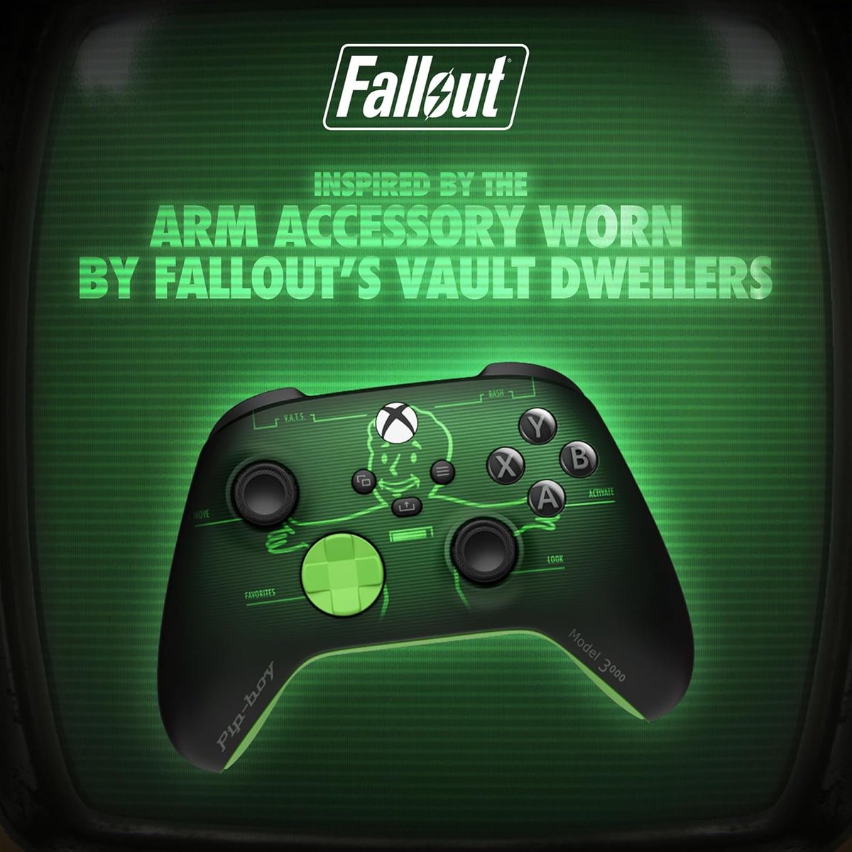 Wario64's tweet image. Xbox Wireless Gaming Controller – Fallout Pip-Boy Edition up for preorder on Amazon ($88.79) amzn.to/4aFM215 #ad 

MS Store Timed Exclusive buff.ly/uPTCd3y