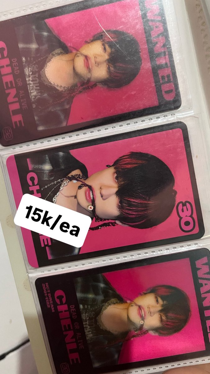 ndiiyaaa's tweet photo. WTS Want To Sell!
Photocard Chenle

✏️Good condi
✏️ Bisa Oren (freeong)
✏️ harga inc packing (excl admin oren)
📌 Medan

#chenle #NCTDREAM #photocard https://t.co/25CXgXqvYy