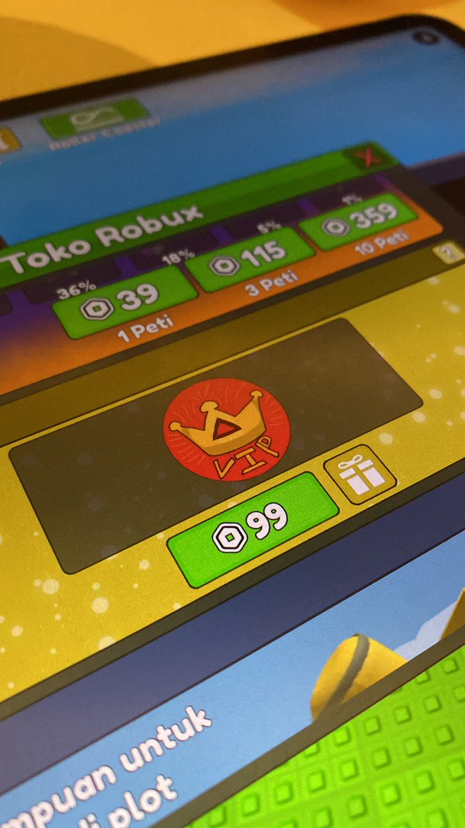 Wtb 99robux via GIFT in game maps : BUILD A ROLLERCOASTER

yang harganya dpt 99r plss dmm butuh bngttt