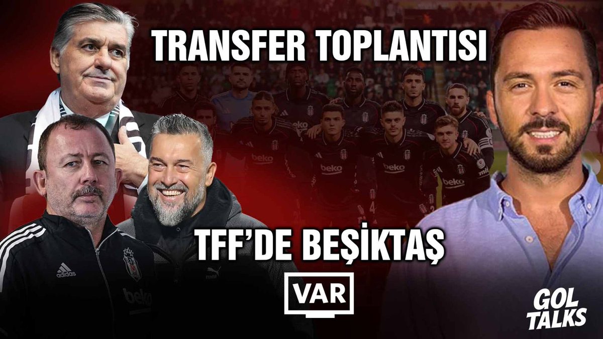 19.30 / CANLI / BEŞİKTAŞ GÜNDEMİ
Link: youtube.com/live/jrsimLthV…

📍Adım adım transferler 

📍TFF’de VAR kararı 

📍Transfer toplantısı 

📍Hakem konusu

📍Artı 2’de kimler var?