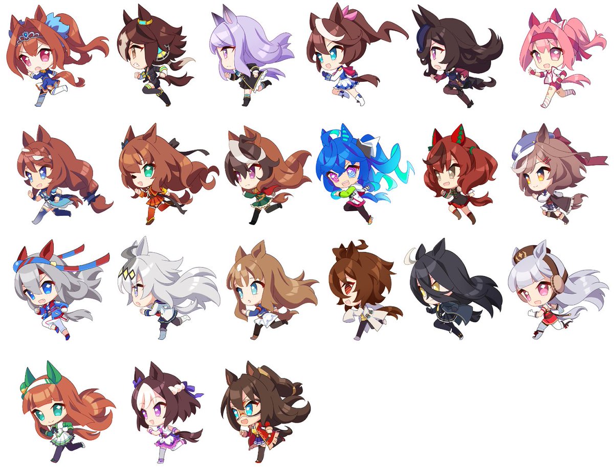 Still adding umas to my standee collection!
Today it's BAKUSHIN, Meisho Doto, &amp; T.M. Opera O