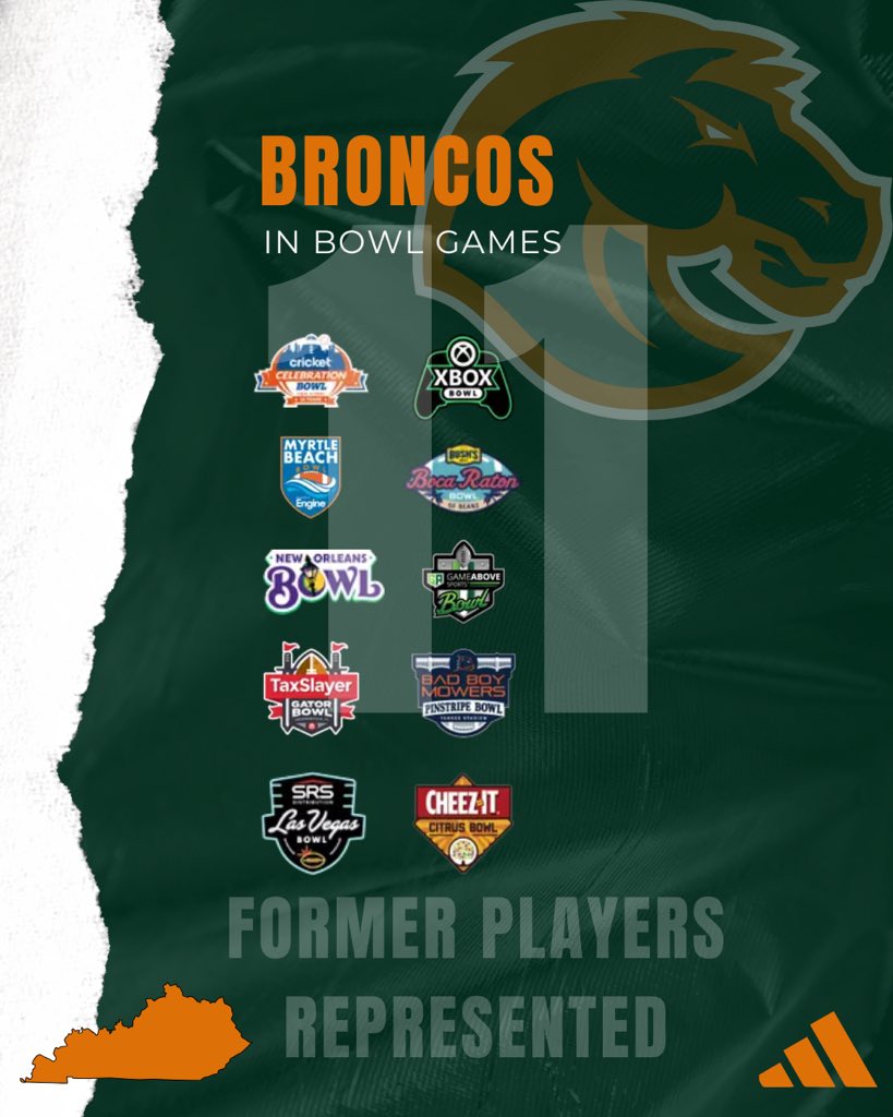 coachnatemcpeek's tweet image. Congratulations to all these former Broncos playing in bowl games. The standard is the standard and while I'm the first to admit we should have more championships it's still about these things. As always it's SPECIAL to be a BRONCO! #ProudCoach @FDouglassFB