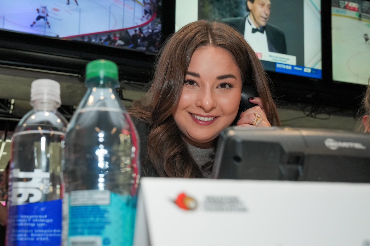 We couldn’t have done it without all of our amazing friends working the phones: Sens alumni, player wives &amp; girlfriends, owners, board members, ambassadors and community champions, plus incredible support from Calian, <a href="/cibc/">CIBC</a>  and the <a href="/PWHL_Ottawa/">Ottawa Charge</a>
