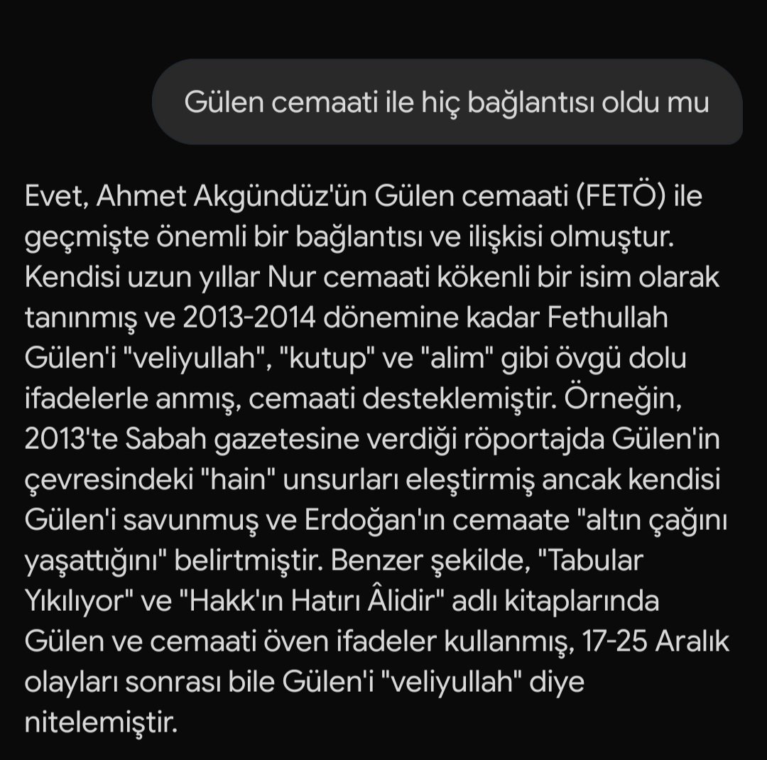Ahmet Akgündüz'ün FETO hakkında fikirleri 15 temmuzdan sonra da çok değişmedi...

Gülen'e kafir ve münafık diyemezmişiz:
youtu.be/GIDsWSMUd8k?si…