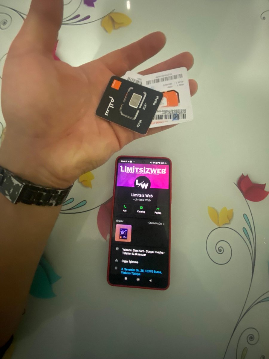 ibrhmaydg1's tweet photo. Elimde +212 numaralı SIM kartlar bulunuyor.
Kargo ile 500₺ gönderim yapılır.

Güven için:
• Görüntülü teyit
• Anlık video tanıtım
• Kargo süreci video kayıtlı
mevcuttur

Toplu Alım:
Minimum 5 adet alışta tanesi 300₺

Detaylar için:
Wp:+90 505 383 79 04
#simkart #fas #açıkhat https://t.co/1f14Q6e0ri