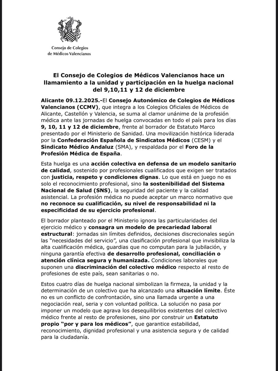SindicatoMedico_CESM-CV tweet media