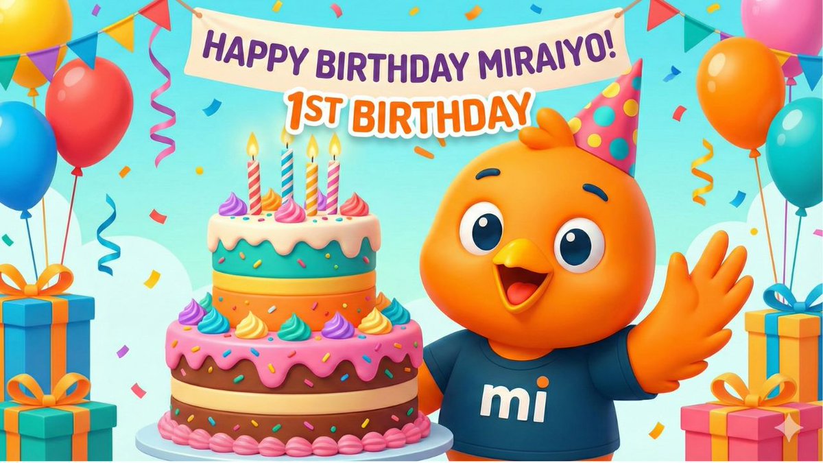TheMiraiyo's tweet photo. Miraiyo turns 1 today!
Huge love to our team, clients, friends, family, and community for standing beside us.
Our birthday video features many well-wishers, and we received lots of written wishes too (yes, we’re camera shy 😄).
Watch the video: https://t.co/VQMHsYjgQw https://t.co/CJsROMw1ts