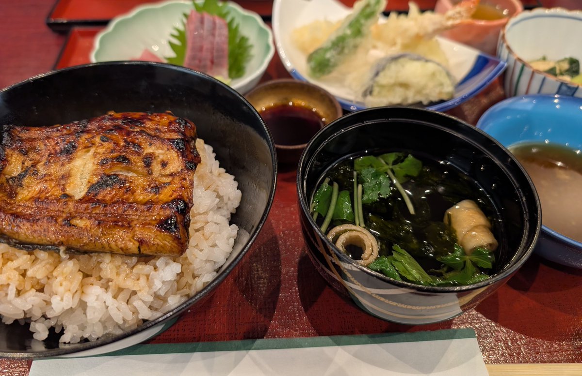 鰻 美味しかった(,,◕﹃◕,,)♡