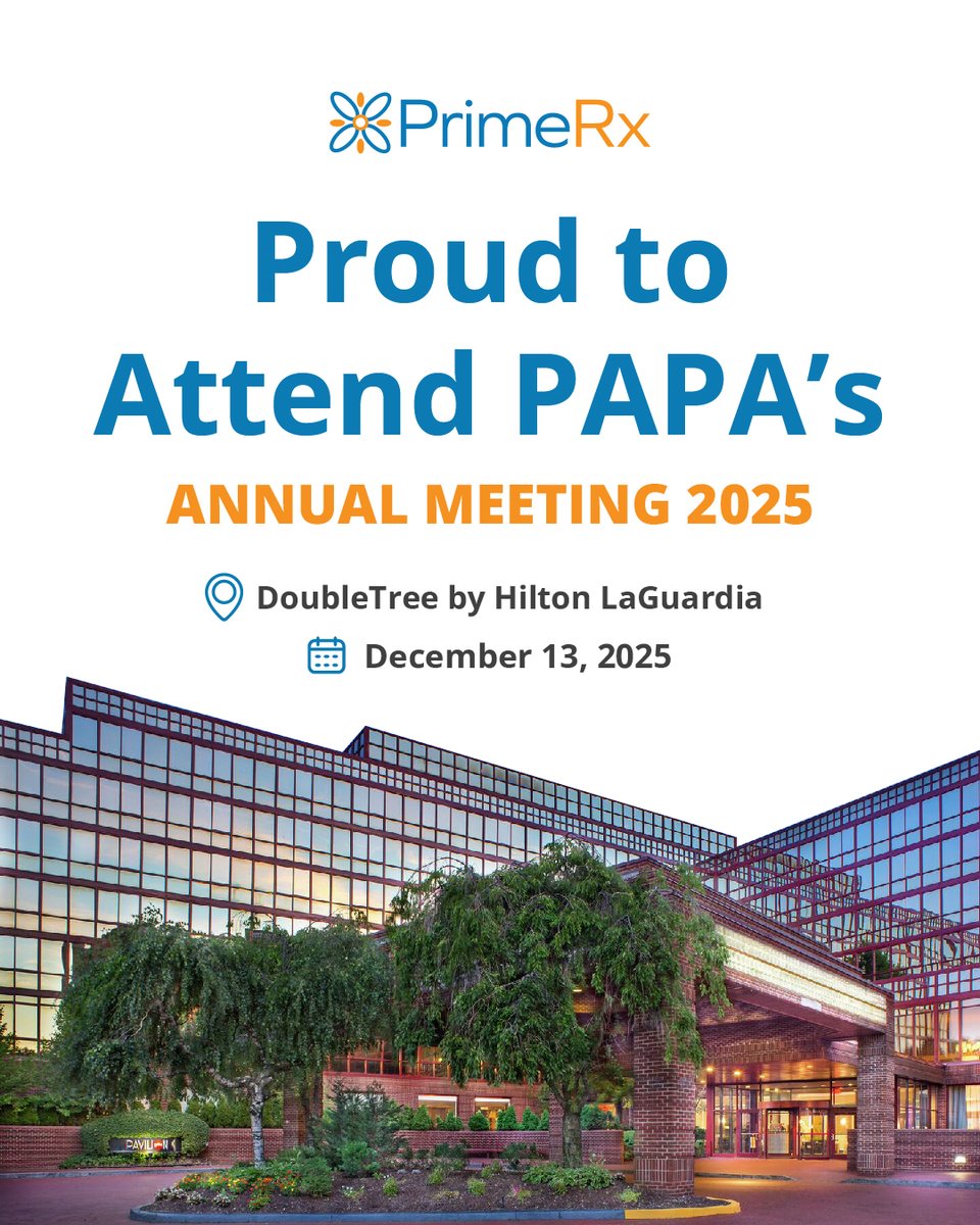 We are honored to be part of PAPA’s Annual Meeting on December 13, 2025.

The Pakistani American Pharmacists Association continues to empower pharmacy professionals nationwide, and PrimeRx is excited to join the conversation!

#PAPA #PrimeRx #PharmacyInnovation