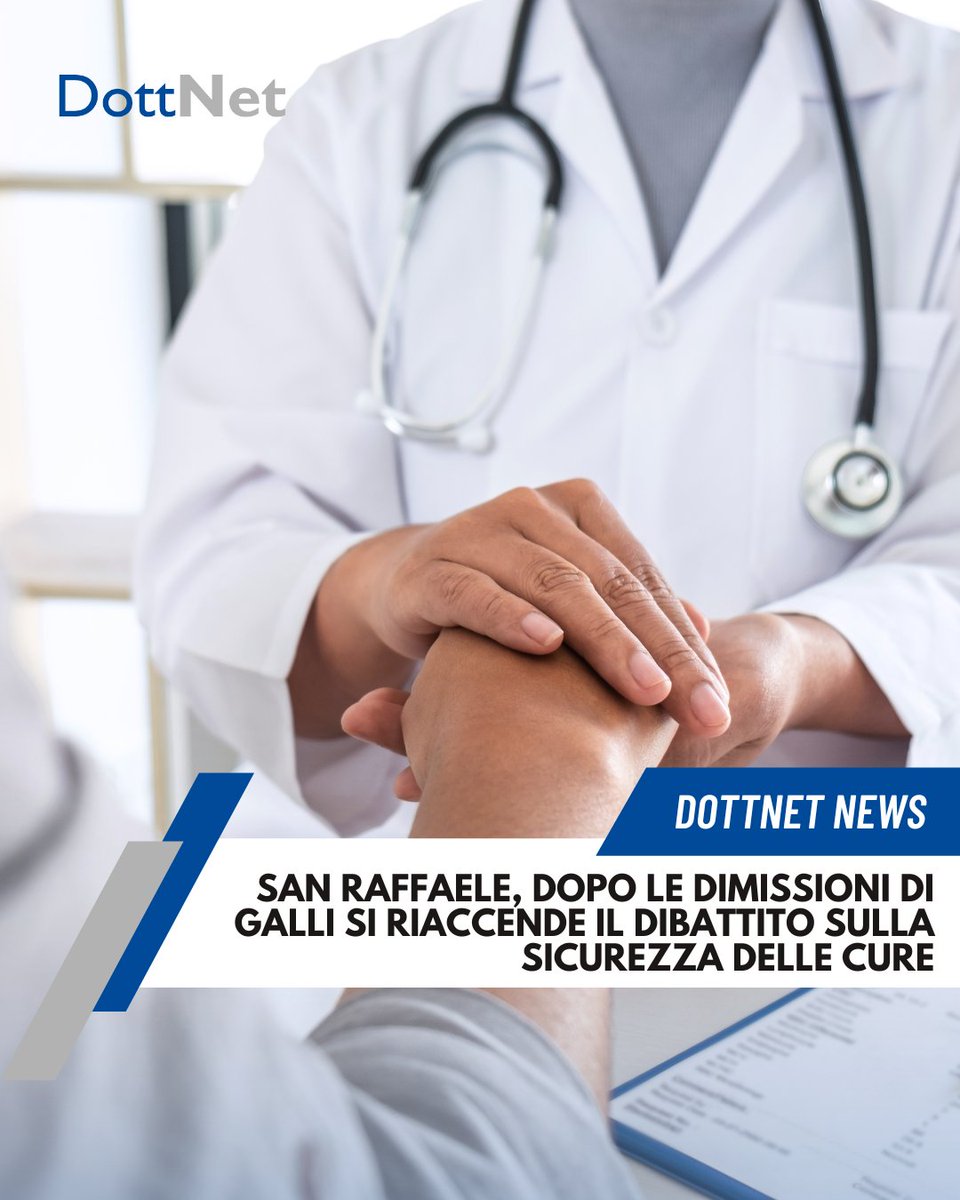 DottNet's tweet image. ‼️San Raffaele, Galli: si riaccende il dibattito sulla sicurezza delle cure‼️

L’episodio, legato all’impiego di personale infermieristico esterno e non adeguato, riporta al centro dell’attenzione pubblica il tema della sicurezza delle cure.

hubs.li/Q03XBM1p0

#dottnet