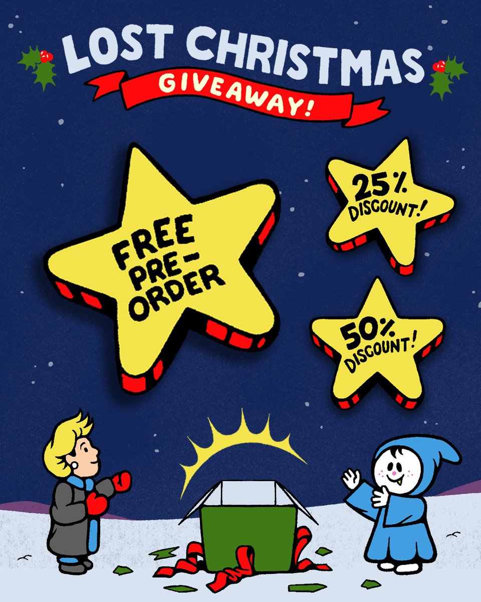 lostincult's tweet image. Would you look at that, we're on Day 3 of Lost Christmas already! 🎁

Today we're gonna gift someone a pre-order of their choice!🎄

Simply, like, follow and share this post and tell us about your favourite game and why!

Day 2 Winners / T&amp;amp;C's ⤵️
