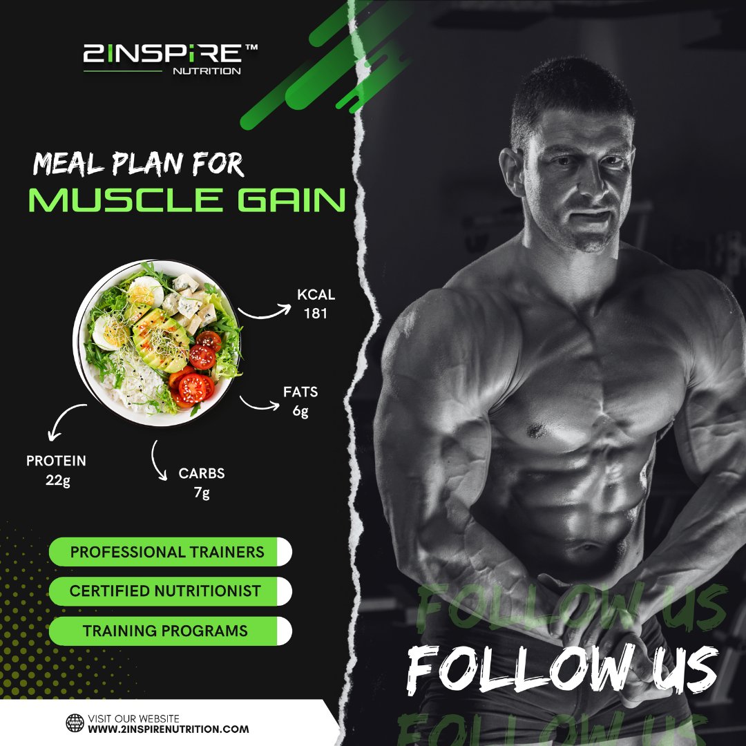 2InspireN's tweet image. Fuel your gains with the right meal plan 💪🔥 Strong body, strong mind—start with smart nutrition.
#MuscleGain #FitnessFuel #CleanEating #GymLife #HealthyMeals #MealPrep #2InspireNutrition