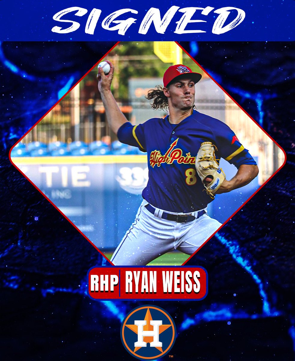 RockersBaseball's tweet photo. BREAKING NEWS🚨

Former Rockers pitcher, Ryan Weiss, has signed a MLB contract with Houston Astros😱🔥

LET’S GO RYAN🙌 https://t.co/A8cxBdOGyv