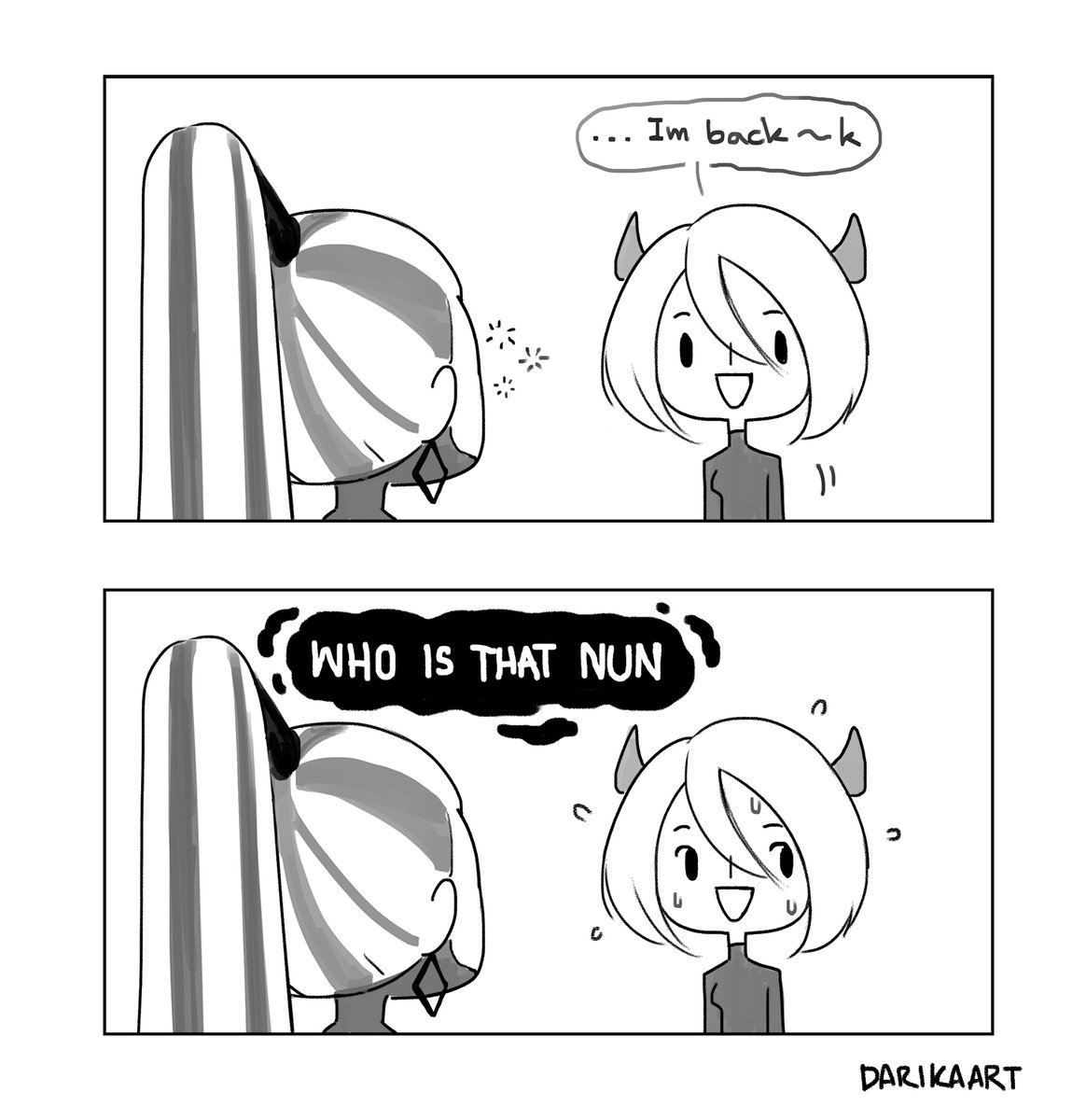 paintdks's tweet photo. Oh dear, you can't hide. #Warframe #warframefanart https://t.co/XCQA8EQ1Zy