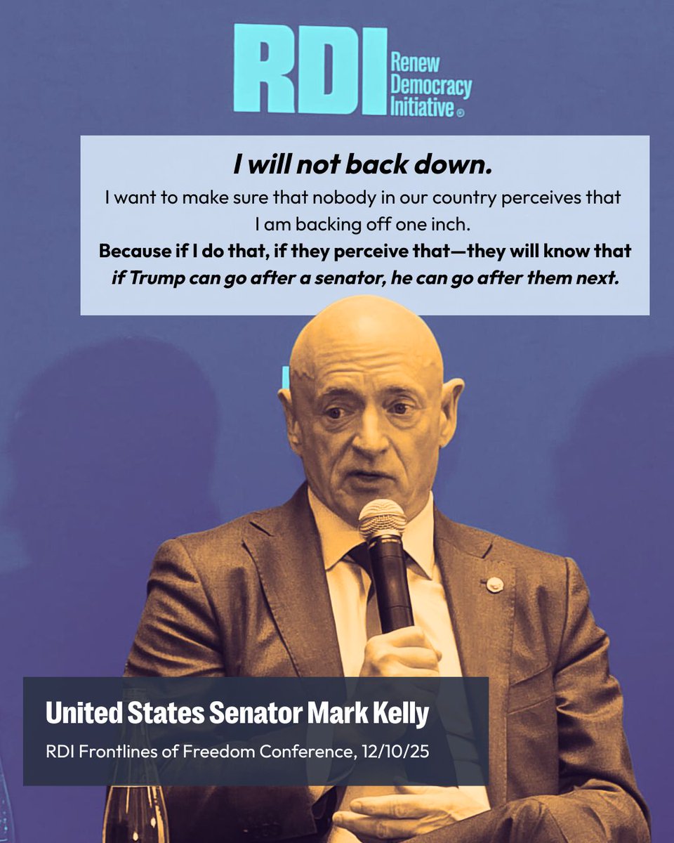 Renew_Democracy's tweet photo. "I will not back down."
@CaptMarkKelly delivers his powerful message at #FOFCON. https://t.co/u60ZhvsuqP