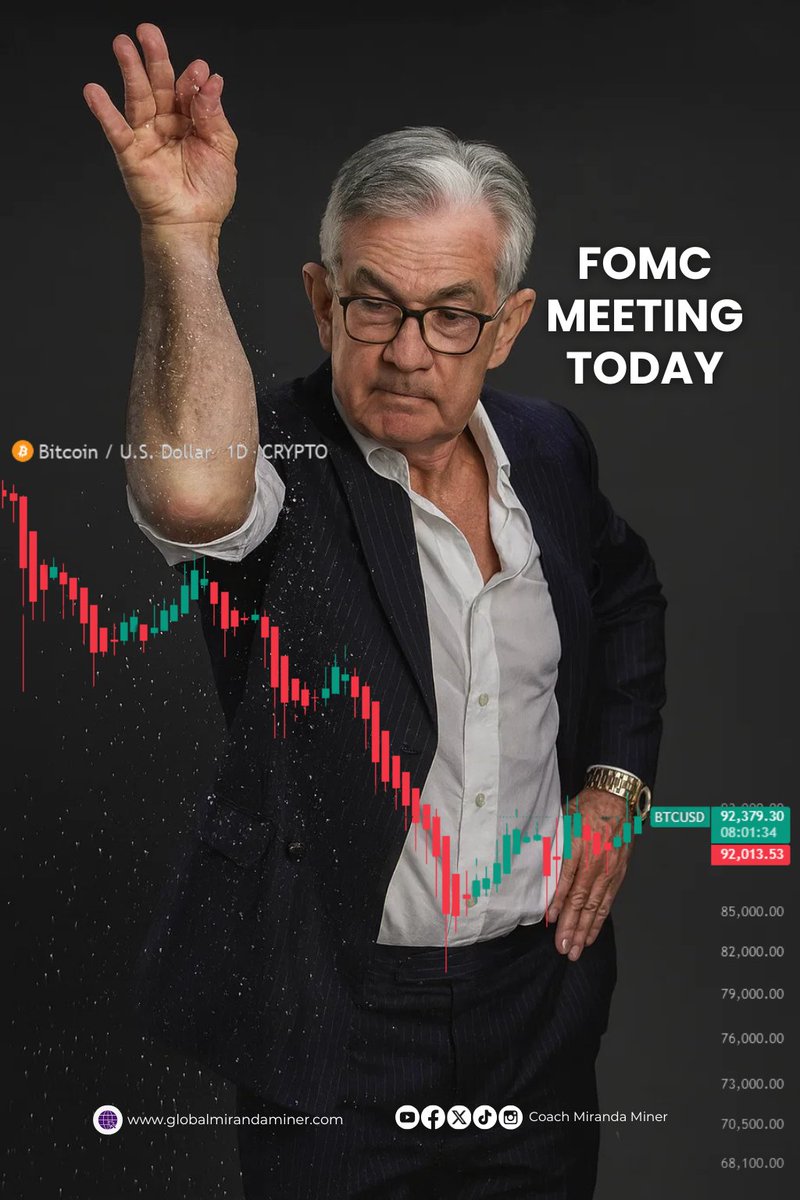 gmmg_official's tweet photo. Who's still up? FOMC today. And when Jerome Powell says. . .

"Hello Everyone" = Bullish 📈
"Good Afternoon" = Bearish 📉

Naah, just kidding. . . Make sure to find your key levels since the market will be volatile. Use the #CMMSystem and follow Coach Miranda Miner for more. https://t.co/JWy9cVM8B5