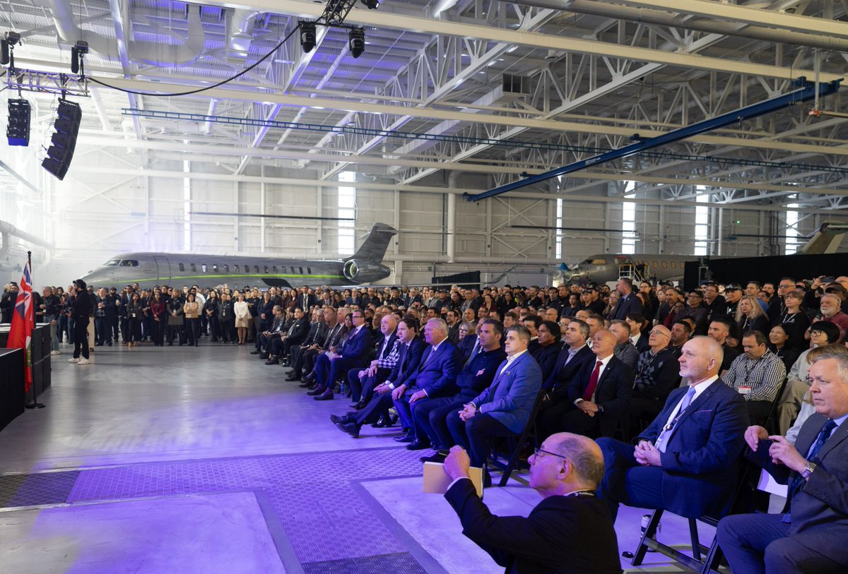 Excitement remains high following the celebration of the <a href="/Bombardier/">Bombardier</a> #Global8000 entry into service in Toronto 🇨🇦.

Our employees and leadership gathered around this milestone, a testament to the incredible work of our teams over the past years. #CatchTheMach