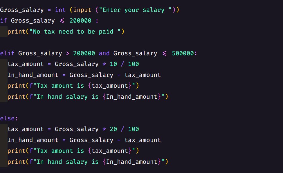 skzain007995's tweet image. 🚀 Day 8 of #PythonLearningJourney
Practiced real-world conditional logic today — discounts, commissions, and tax calculations. Gaining more confidence in applying Python to everyday problem-solving!
#PythonLearningJourney #Coding #LearnPython #100DaysOfCode
