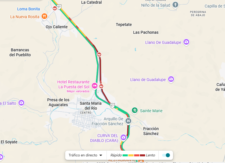 MonitoreoS22403's tweet photo. @088_GN 
 Buenos días, algún reporte sobre la carretera Slp / Querétaro ?? a la altura de santa maría del rio 

Saludos https://t.co/6NHYvQsCLJ