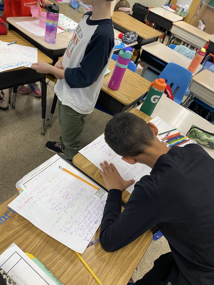 Mrs_HaleBCPS's tweet photo. @Prettboyes1 g3 Advanced Math Ss built anchor charts to demonstrate what they’ve learned so far this year @NicoleKNorris @BCPSMATH @JeffTessierBCPS #reflectivelearning #Collaboration https://t.co/NezpNfD4hi