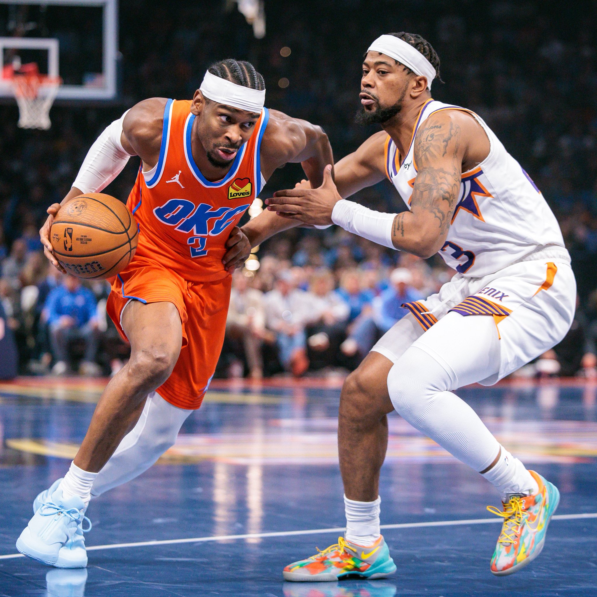 SEMIFINALS AT STAKE: The final two Semifinal spots will be decided tonight on Prime as the Phoenix Suns visit the Oklahoma City Thunder (7:30pm/et) and the San Antonio Spurs face the Los Angeles Lakers (10pm/et). Oklahoma City aims for a franchise-record 16th straight win and a