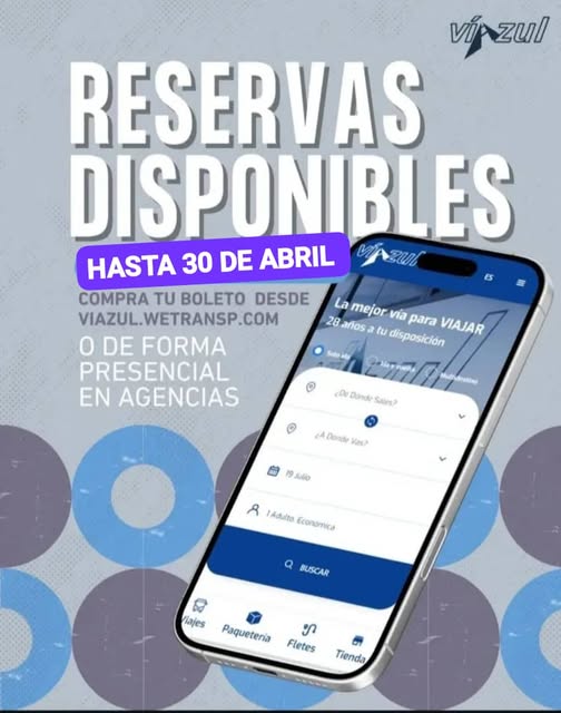 OmnibusCuba's tweet photo. Importante !! #Viazul, nuestro servicio orientado a clientes extranjeros, tiene reservas disponibles hasta el 30 de abril del 2026. #ViajarenCuba #transportecubano @ViazulCuba
@MitransCuba @cuba_gea @OscarC_Gea @walter_hab @adjunto_eon @AtencionEON https://t.co/HkmRkimVBE