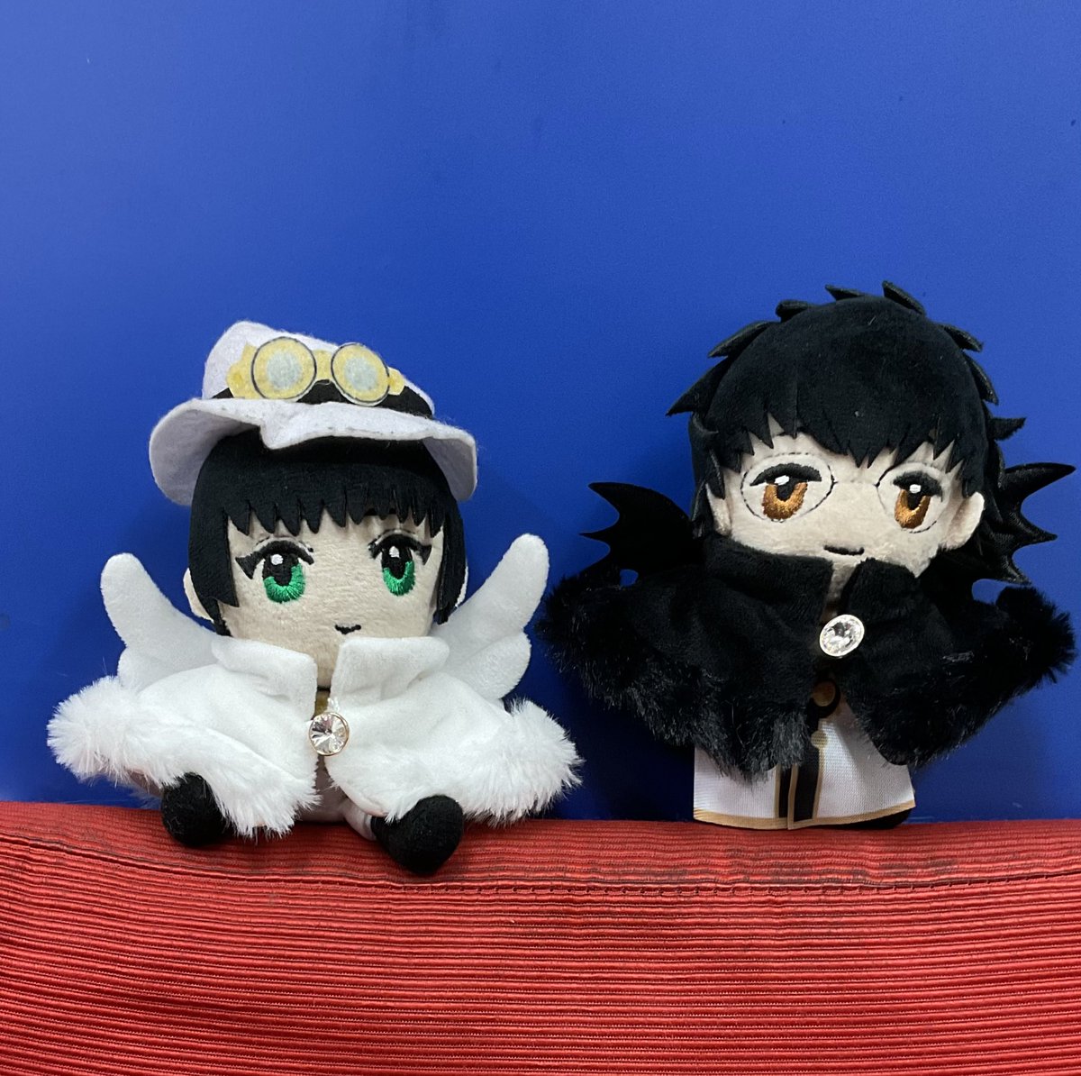 以前撮った写真📸 天使と悪魔とハートと星の鍵ぬいぐるみキャップ