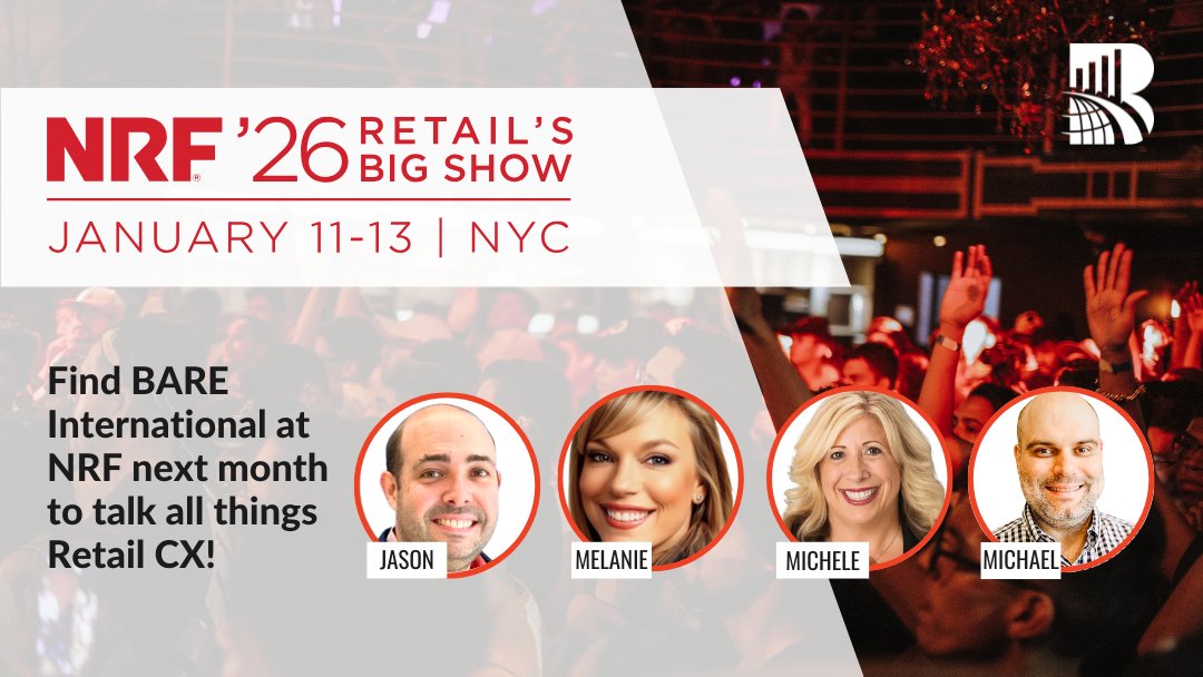 📣 BARE International is heading to NRF 2026: Retail’s Big Show!

We’re excited to join industry leaders in New York next month to explore the future of retail, AI-driven insights, and the evolving customer experience.

#NRF2026 #RetailInnovation #CustomerExperience #CX <a href="/NRFnews/">National Retail Federation</a>